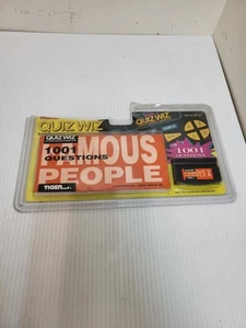 Tiger Quiz Wiz Famous People Cartridge & Book #6 1001 Questions - Picture 1 of 2