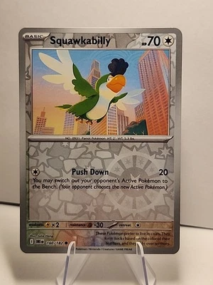 Squawkabilly 160/182 Sv10: Destined Rivals Reverse Holo Pokémon TCG NM  - Image 1 of 2
