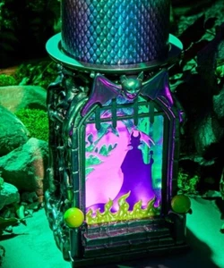 Bath And Body Works Maleficent Shadowbox Pedestal Disney Villains Candle Holder - Picture 1 of 2
