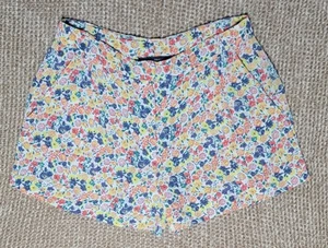 Pantalones Cortos French Connection Talla 8 Retro Años 90 Bolsillos Florales Cottagecore Boho - Imagen 1 de 4