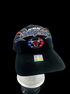Rare!Vintage Chicago Bulls 6x NBA Champions Starter Hat NWT 1998 Sears Deadstock - Picture 1 of 16