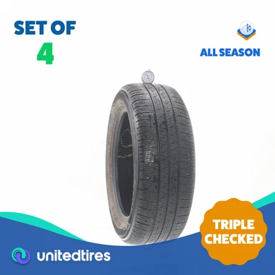 Set of (4) Used 205/55R16 Dunlop Enasave 01 AS 91H - 6-8/32 (14XNI) - Image 1 of 4