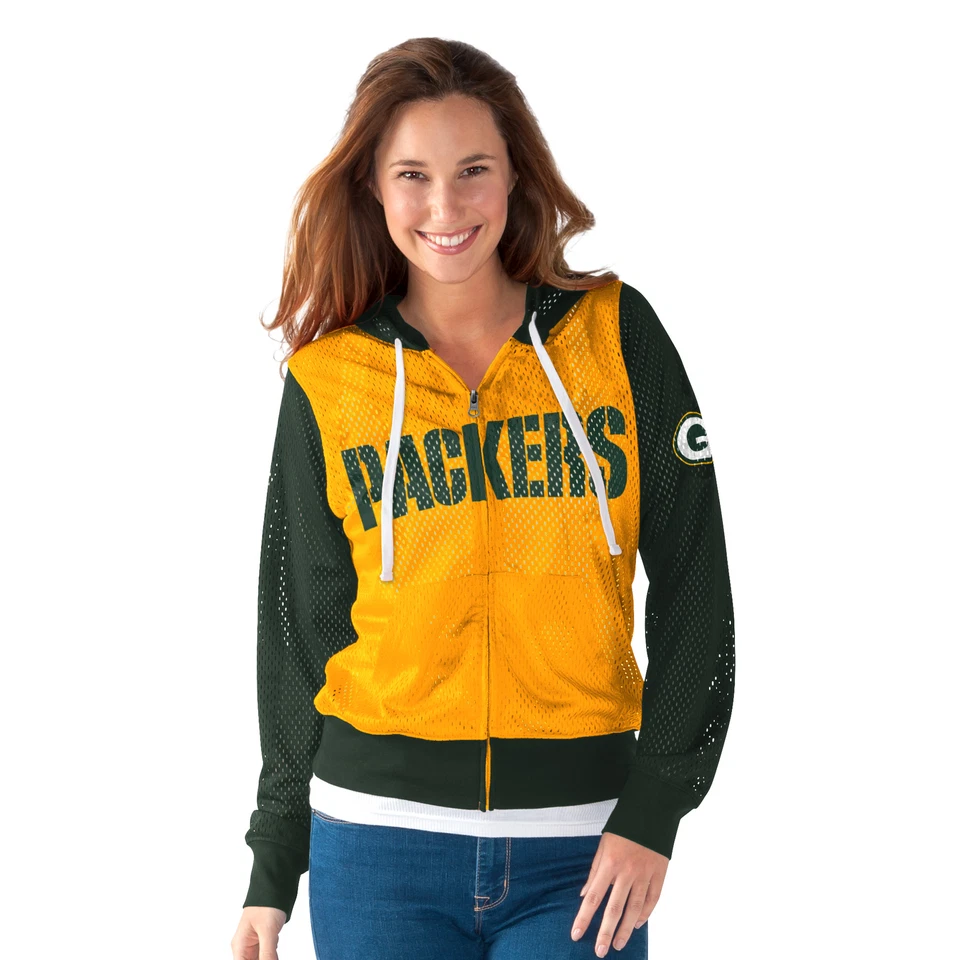 Sudadera con capucha para mujer Green Bay Packers Walk Off, pequeña Foto 1 de 1