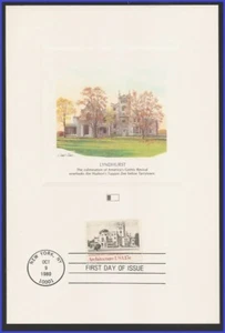USA3 #1841 U/A FLEETWOOD PROOFCARD FDC   American Architecture Lindhurst - Picture 1 of 1