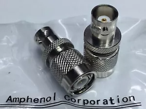 BNC Female To TNC Male Convertor Adaptor Connector 50Ohm Amphenol Quality Ex MOD - Picture 1 of 6