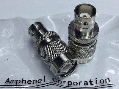 BNC Female To TNC Male Convertor Adaptor Connector 50Ohm Amphenol Quality Ex MOD - Image 1 of 4