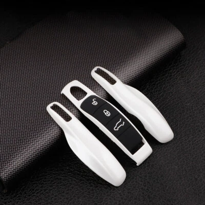 3X UK White Remote Key Cover Case Fob For Porsche Panamera Cayenne Macan