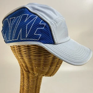 Nike Womens AW84 Running Aerobill Dri Fit Hat Cap 848376 466 Blue Light Blue - Picture 1 of 11