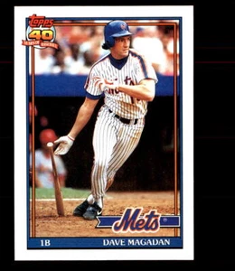 1991 Topps #480 Dave Magadan New York Mets - Picture 1 of 2