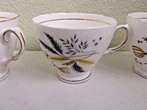 Colclough Stardust 1962 Vintage Teacups Set of 4 Pattern 6791 - Picture 1 of 6
