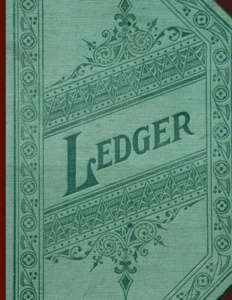 Ledger: 3 Spalten Buchhaltung Buch 8,5x11" 100 Seiten - Bild 1 von 12