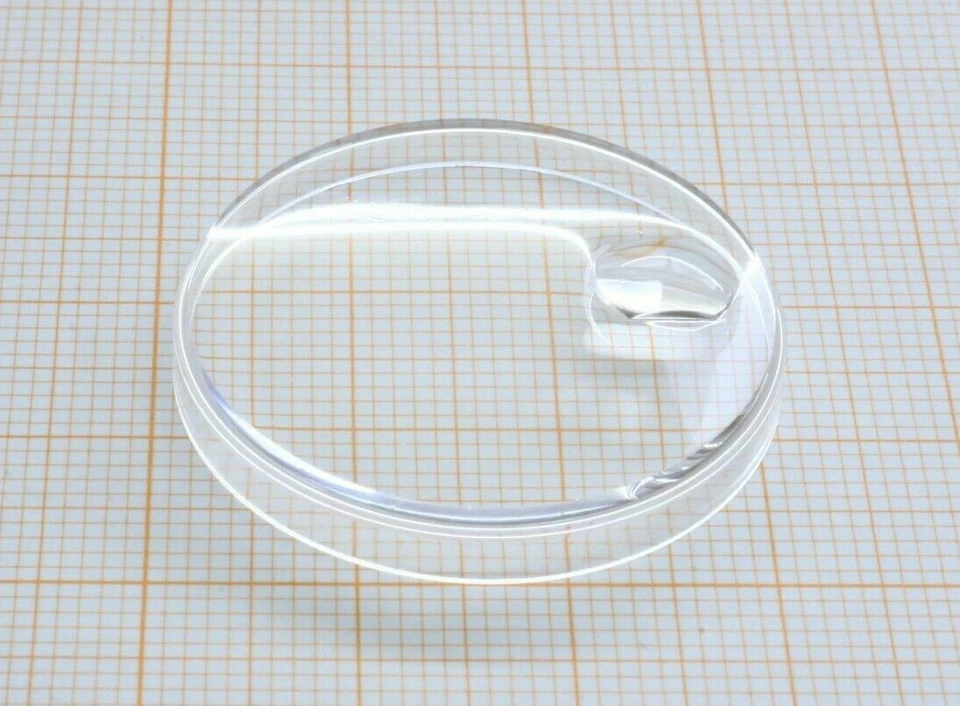 Vetro plexy per 25-118 Rolex Crystal Glass Uhrenglas Verre 1600 1601 1603 1611