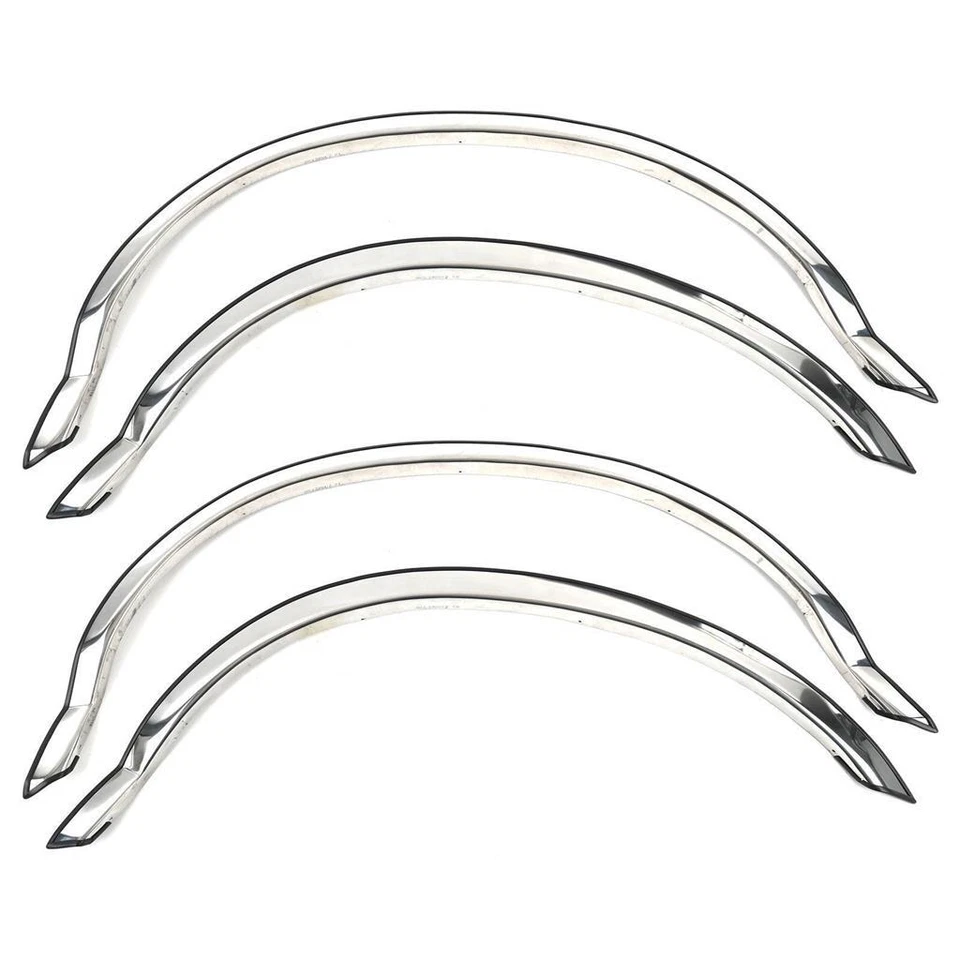 Tapicería de guardabarros para Ford F-250 F-350 87-98 espejo ancho de 1" acero inoxidable pulido  Foto 1 de 1