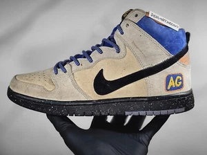 2014 Nike Dunk SB High Premium Acapulco Gold AG WEED 420 ACG Safari Mens Size 9 - Picture 1 of 13