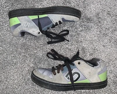 Five Ten 510 Hombres MTB Zapatos Talla 8.5 Bicicleta de Montaña Ciclismo GRIS NEGRO VERDE NEÓN Foto 1 de 4