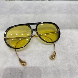BOTTEGA VENETA BV 1273S 001 BLACK AMBER SUNGLASSES - Picture 1 of 7