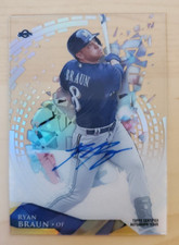 2014 Topps High Tek Ryan Braun Auto #HT-RB Milwaukee Brewers