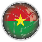 Burkina Faso Volleyball World Flag Car Bumper Sticker Decal