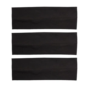 Headbands for Women 3 PCS Cotton Non Slip Hair Bands Sweat Thick Headband Hair A - Picture 1 of 9