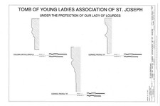 St. Louis Cemitério Nº 1, Tomb De Jovens Senhoras Associação De St. Joseph, La, 4