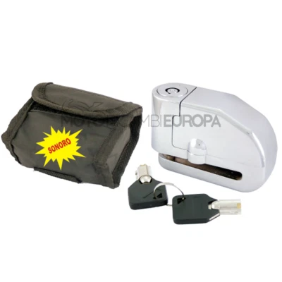 Système Antivol Bloque Disque Alarme Sonore Avec Pivot Diamètre 6 MM Disc Lock - Photo 1/2