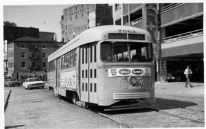OD461 RP 1960s BALTIMORE TRANSIT CO CAR #7083 8-GOVANSTOWN SIGN - Picture 1 of 1