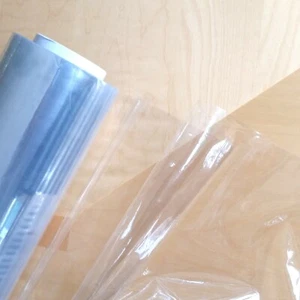 Crystal Clear Wipe Clean PVC Vinyl Tablecloth Table Protector Micron - Picture 1 of 1