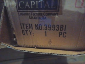 chandelier Capital Lighting 3993BI rustic transitional black iron finish 4 light - Picture 1 of 1
