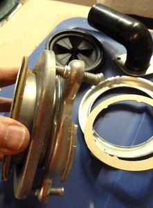 InSinkErator Garbage Disposal Sink Drain Adapter Locking Flange Collar & Elbow - Picture 1 of 4