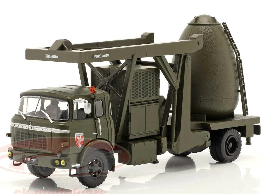 1/43 BERLIET GR12 VTC NUCLEAR WARHEAD TRANSPORTER 1ST GMS GREEN FRANCE 1966 - Image 1 of 1