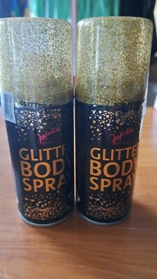🤡 2er Set Dosen Glitter Body Spray Gold Neu, original verpackt💎 - Bild 1 von 2