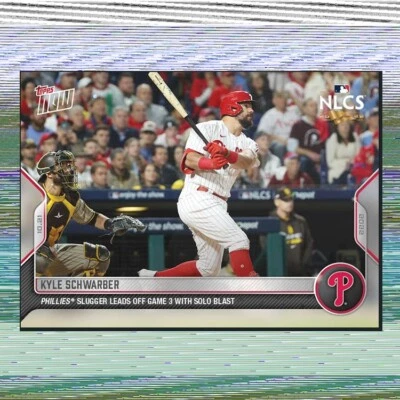 2022 Topps Now #1112 Kyle Schwarber Phillies (PR-745) - Image 1 of 2