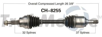 Surtrack Front Left CV Axle Shaft for 2011-2014 Dodge Durango - Image 1 of 4