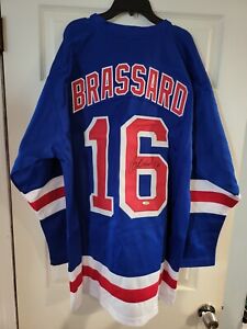 New York Rangers Derrick Brassard signed autographed NHL Hockey jersey with COA