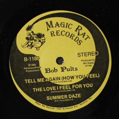 BOB PULTS: midnight candlelight + 4 MAGIC RAT 7" EP 33 RPM - Imagem 1 de 2