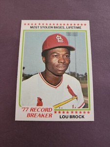 1978 Topps - Record Breaker #1 Lou Brock