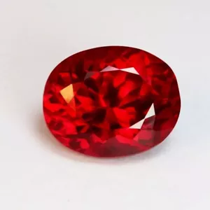 Rubino Rosso Birmano Naturale 14,55 Ct Taglio Ovale Sfaccettato Certificato Gemma Sciolta - Foto 1 di 7