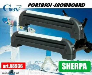 PORTASCI ANTIFURTO ALLUMINIO PER 4/5 PAIA DI SCI O 2 SNOWBOARD GEV SHERPA A8936 - Foto 1 di 1
