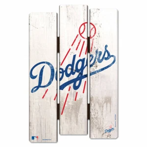 LOS ANGELES DODGERS WOOD FENCE SIGN 11"X17" WALL DECORATION HEAVY DUTY MLB - Picture 1 of 2