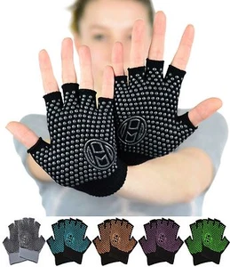 Guantes de agarre de dedo menos ejercicio Mato & Hash yoga Pilates - Imagen 1 de 14