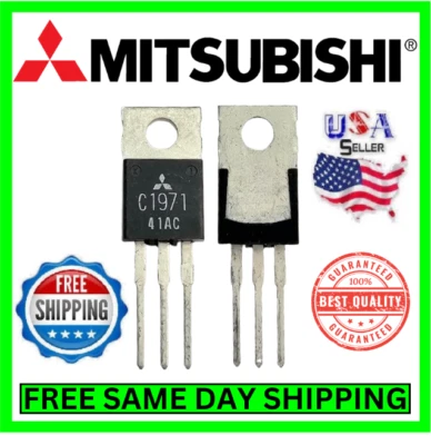 Mitsubishi 2SC1971-01 RF/VHF ISC Silicon NPN Replaces NTE342/ECG342 From USA