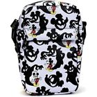 Disney Bag, Cross Body, Mickey Mouse Halloween Shadow Poses Scattered Gray