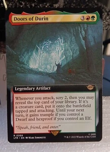MTG Doors of Durin 368 Borderless The Lord of the Rings MTG Card  - Picture 1 of 2