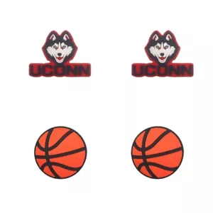 NCAA Uconn Huskies Team For Crocs Zapatos Dijes Jibbitz - 4 Piezas - Imagen 1 de 1