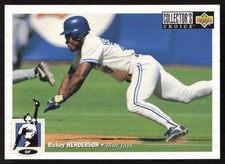 1994 Collector's Choice   Rickey Henderson #131 Toronto Blue Jays