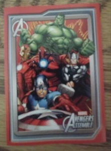 2013 Panini Marvel Avengers Assemble Album Stickers Iron Man Hulk Thor #105 - Picture 1 of 1