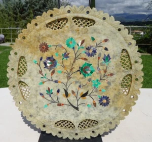 Cup carved in jadeite with enamels 26 cm China Asian Art - Picture 1 of 22