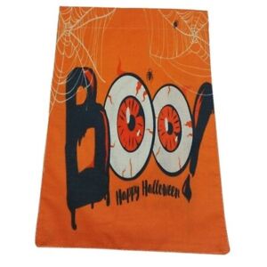 Halloween Garden Flag - Garden Outdoor Decor Boo Spider Web Happy Halloween Flag