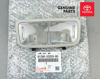 Lámpara de mapa genuina Toyota FJ Cruiser 2006-2014 nueva OEM 81260-52020-B0 Foto 1 de 4