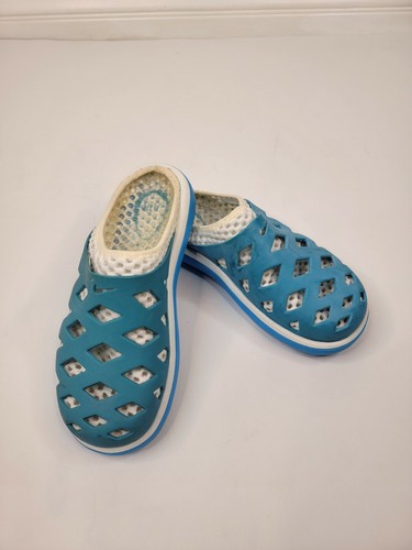 NIKE Air Rejuven8 Mule sandali donna taglia 6 slide blu bianco 318924 411